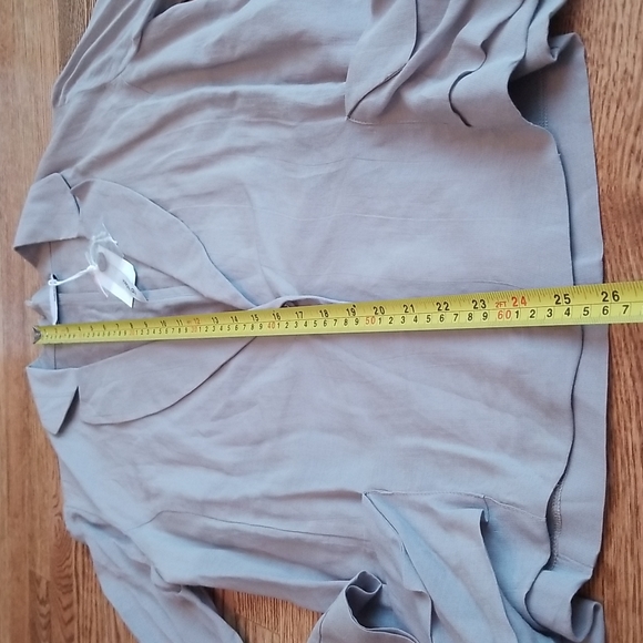 (2) NWT Mariona Gen Viscose Blend Lightweight Thin Slightly Sheer Blazer - Picture 6 of 10